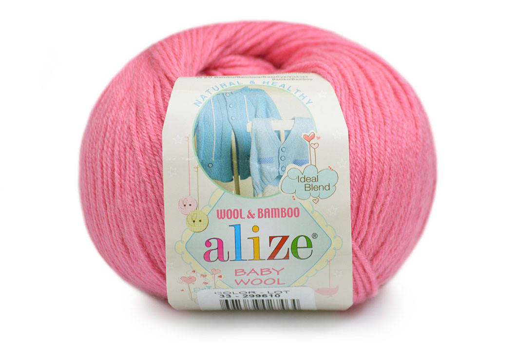 

Alize Baby Wool, Темно-розовый №33