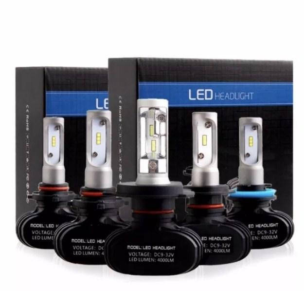 

LED лампы-ЛЕД Авто лампы светодиодные -Новинка- R1 8000LM 6500K Цоколь: Н4 H1 H3