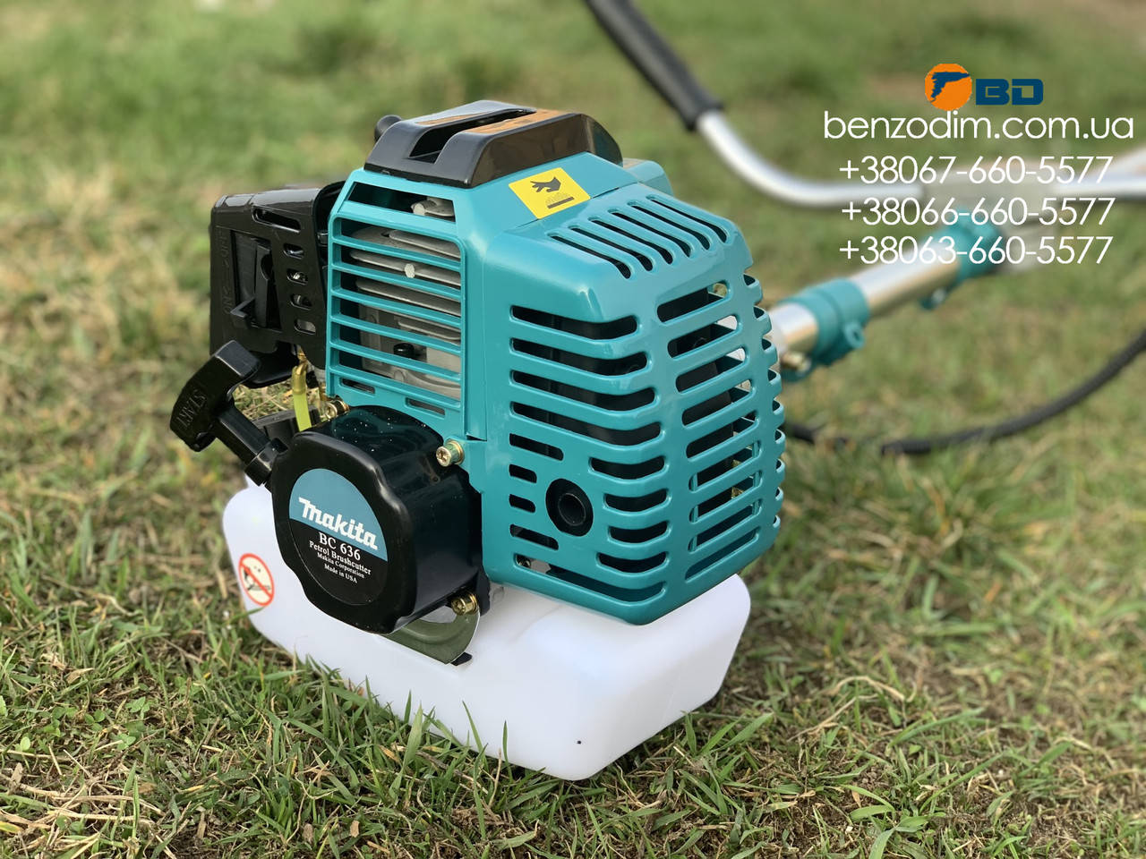 

МОТОКОСА MAKITA BC 636 (5.6 кВт, 2-х тактный) бензокоса Макита триммер кусторез ГАРАНТИЯ 60 мес.