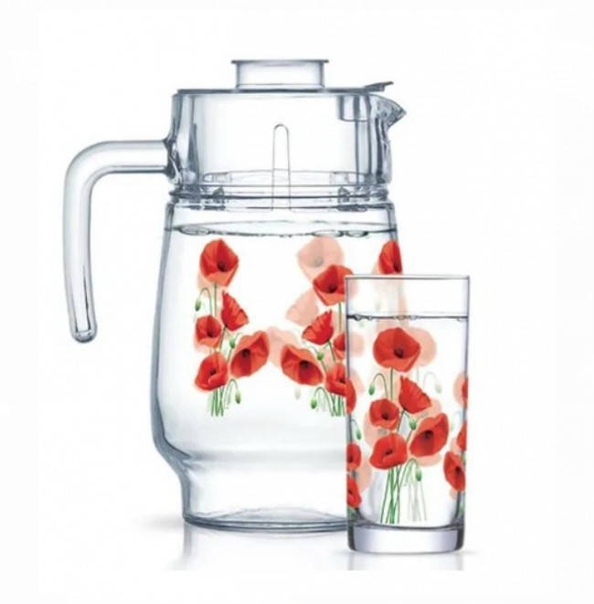 

Набор для напитков Luminarc Amsterdam Hypnosis 7пр. (Кувшин и 6 стаканов 270 мл)