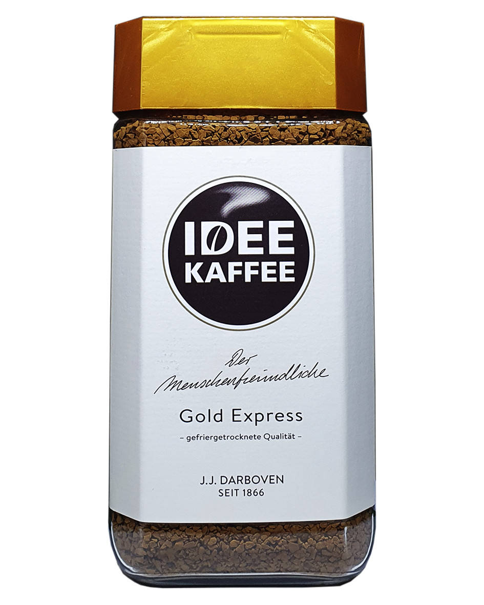

Кава розчинна Idee Caffe Gold Express 200 г у скляній банці J.J.Darboven (51988)
