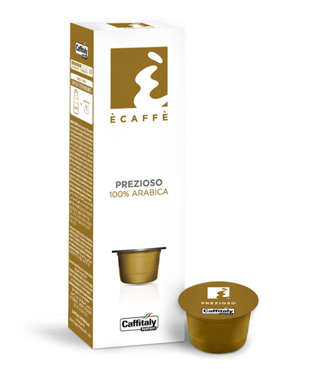 

Кофе в капсулах Caffitaly Cafissimo Ecaffe Prezioso 6/10 (100% арабика) 10 шт. Италия