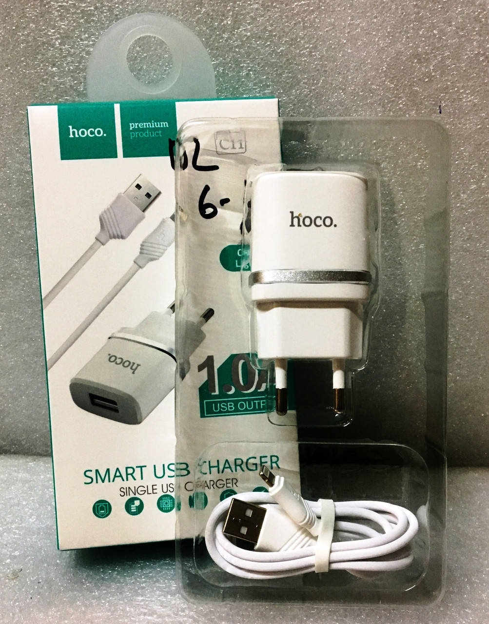 

МЗП Hoco 1USB + кабель Iphone C11