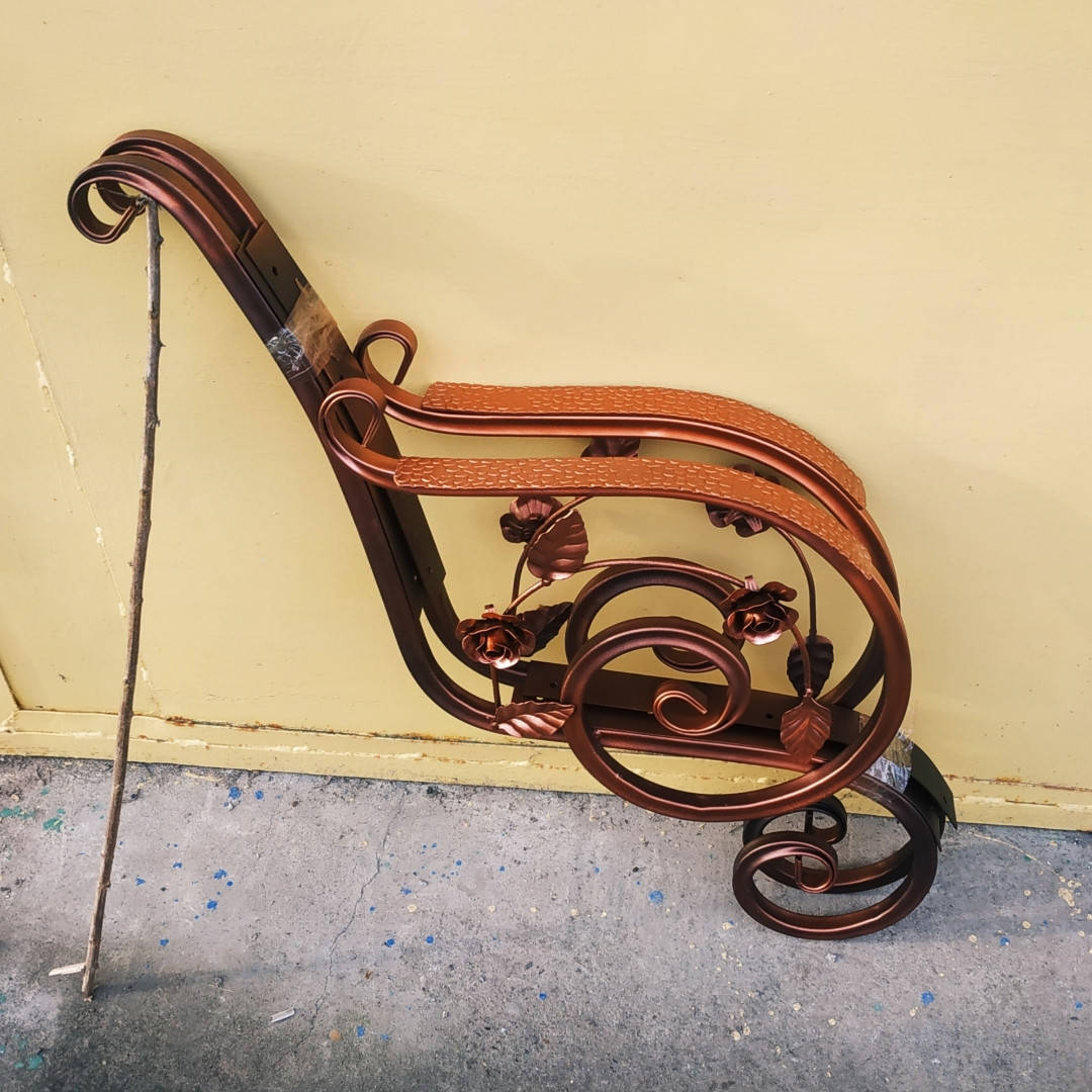 

Ковані боковини для качилі (Роза декор)