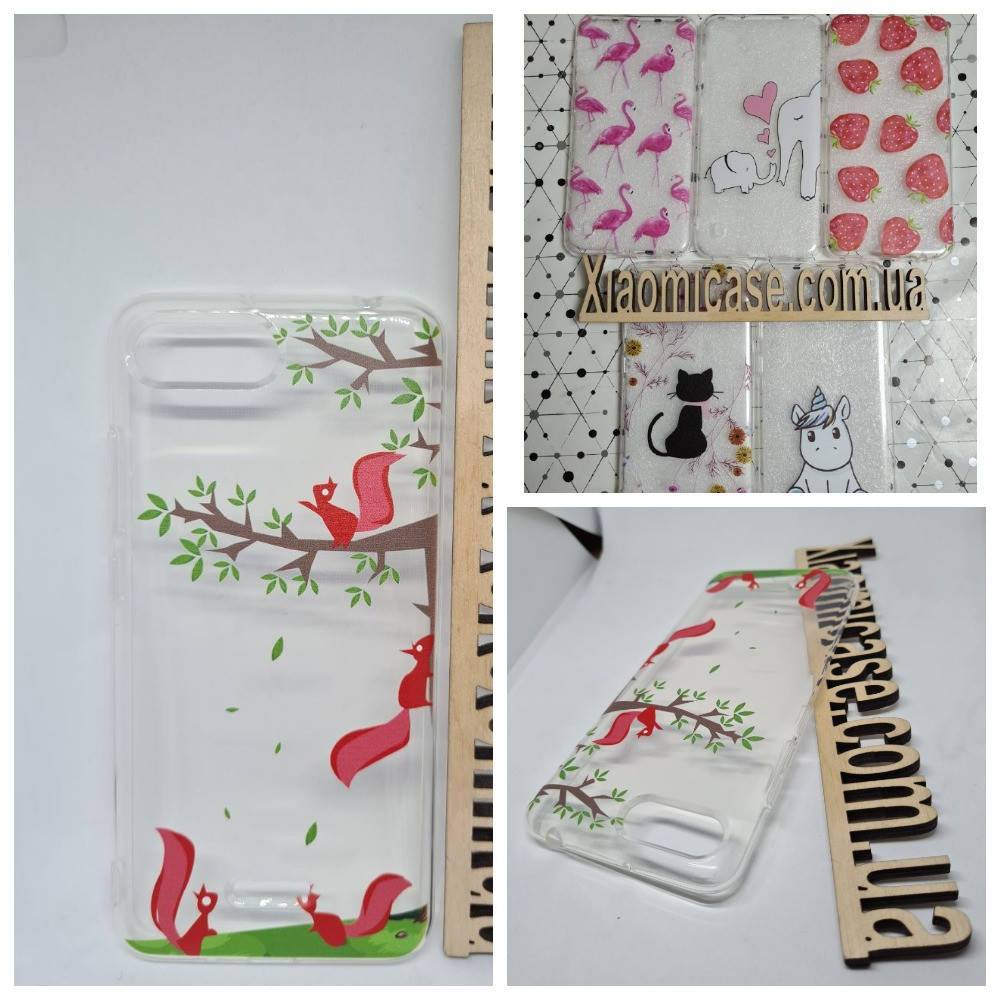 

Силиконовый чехол Lovely Case для Xiaomi Redmi 6A, Разные цвета