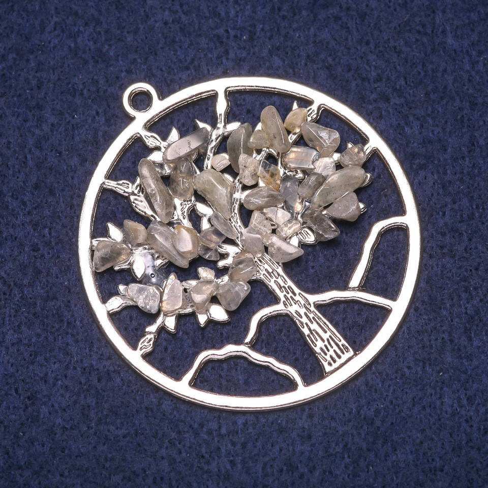 

Кулон "Дерево счастья " Лабрадор d-57мм