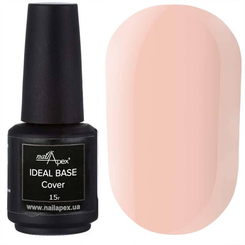 

NailApex Ideal Base Камуфлирующая база №2 (яркий розовый нюд, полупрозрачный), 15 гр