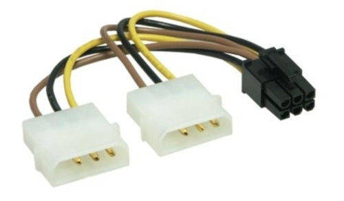 

Переходник питания 4 Pin IDE - 6 Pin PCI-E