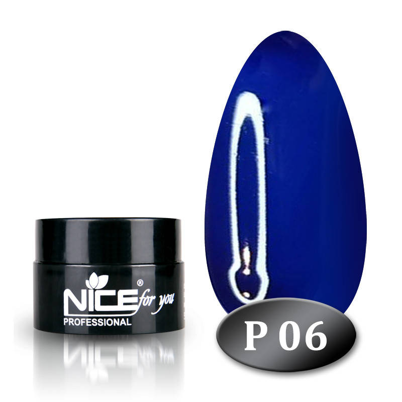 

Гель краска Nice for you P-6 синяя 5 г, Синий
