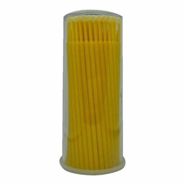 

Желтые микробраши для ресниц (тубус)