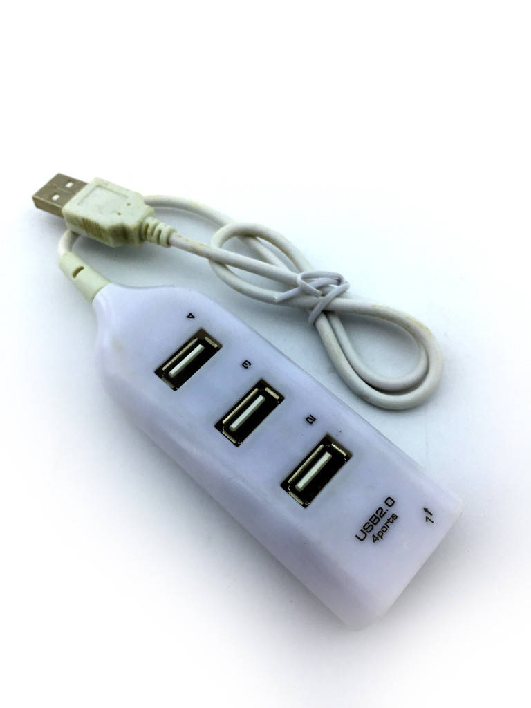 

USB HUB 4 ports White (тех.упаковка)