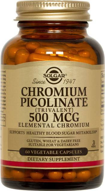 

Хром пиколинат (Chromium picolinate) 500 мкг 60 капсул