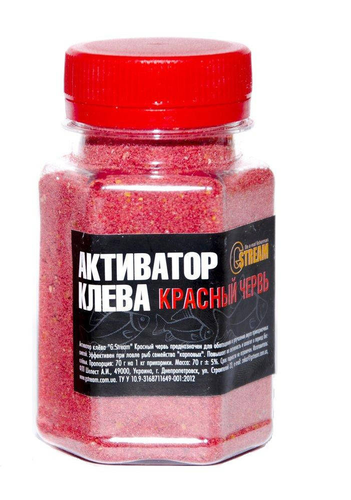 

Активатор клева G.STREAM Красный червь