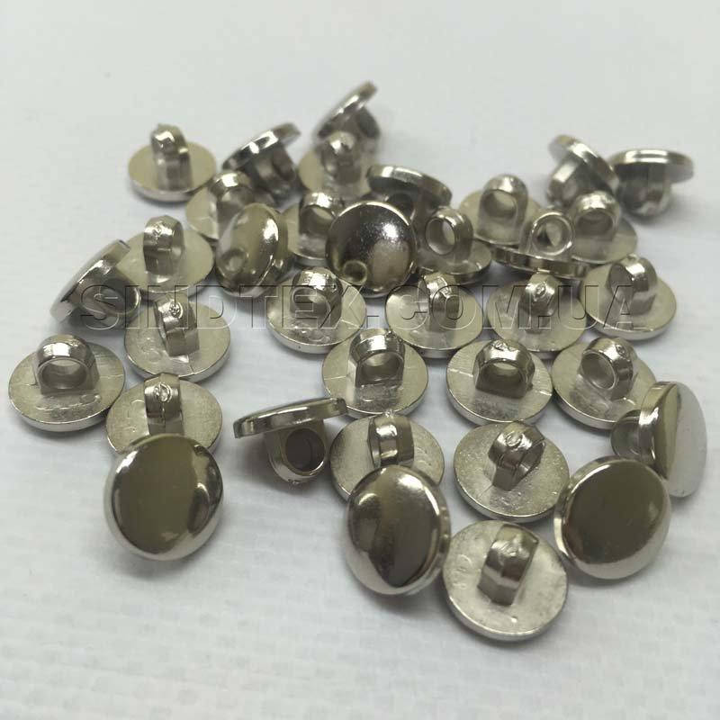 

10 шт. - Пуговицы блузочные Ø-11мм цвет серебро (1-2008-Ю-0006)