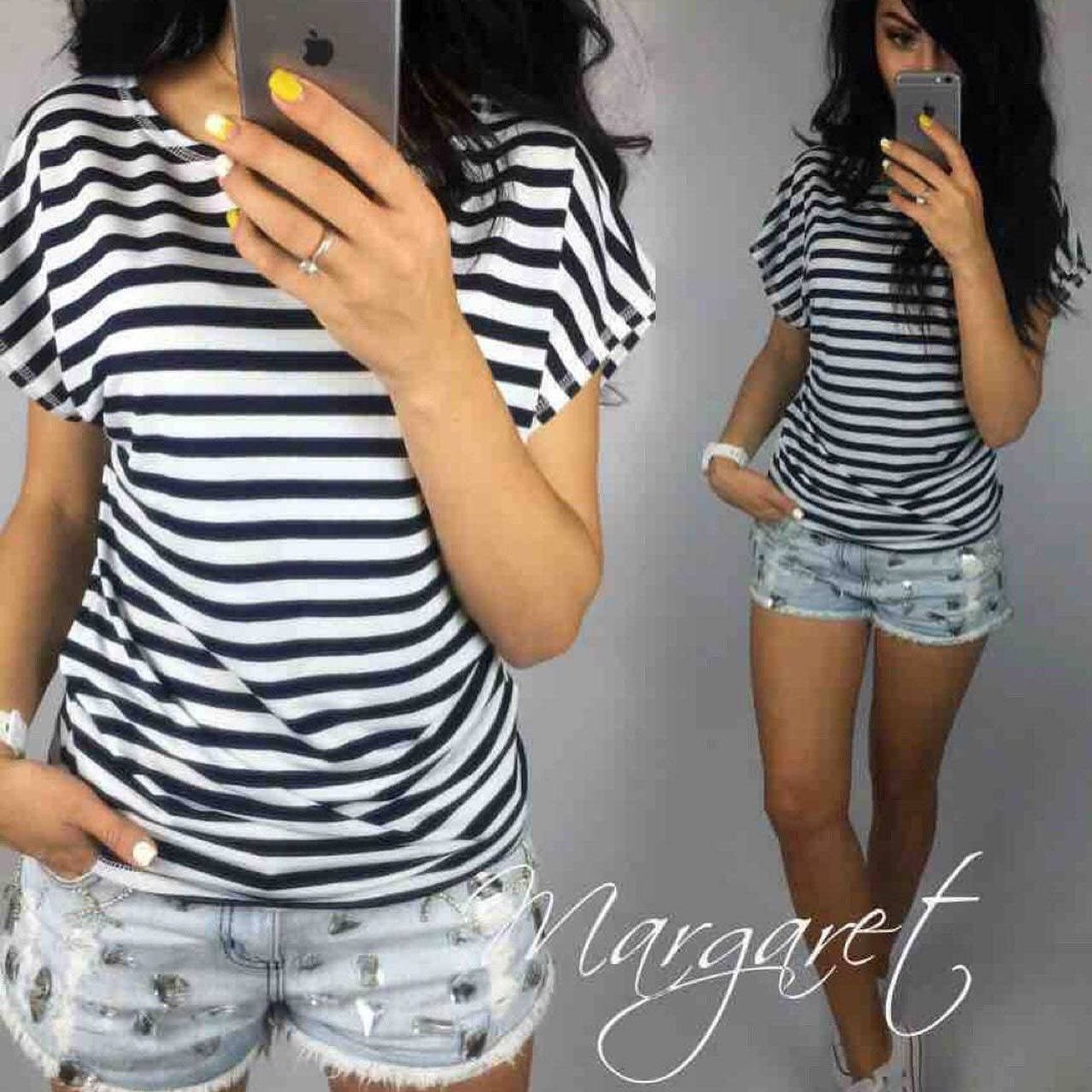 

Женская футболка тельняшка