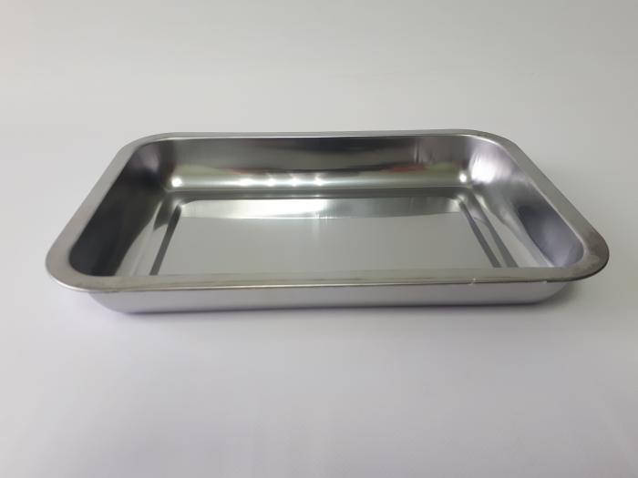 

Противень нержавеющая 31*21 cm, h 4 cm.