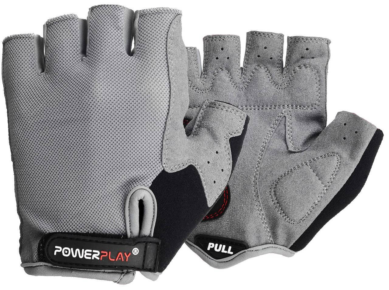 

Велорукавички PowerPlay 5295 Сірі XS