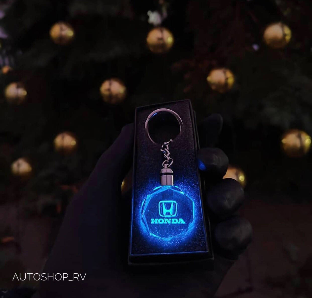 

Брелок Кристал HONDA с подсветкою логотипа Авто