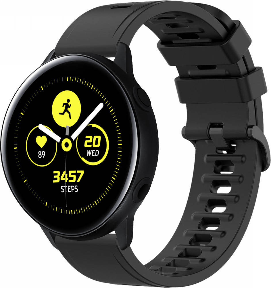 

Ремешок Convex для Galaxy Watch Active Black (20 мм) (Самсунг Галакси Вотч Актив)