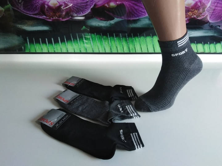 

Шкарпетки чоловічі спортивні сітка модель Спорт