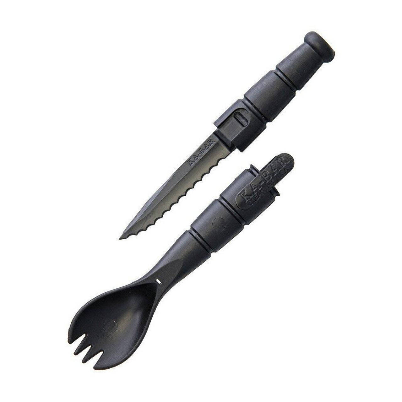 

Набор вилка-ложка-нож Ka-Bar Tactical Spork, Черный