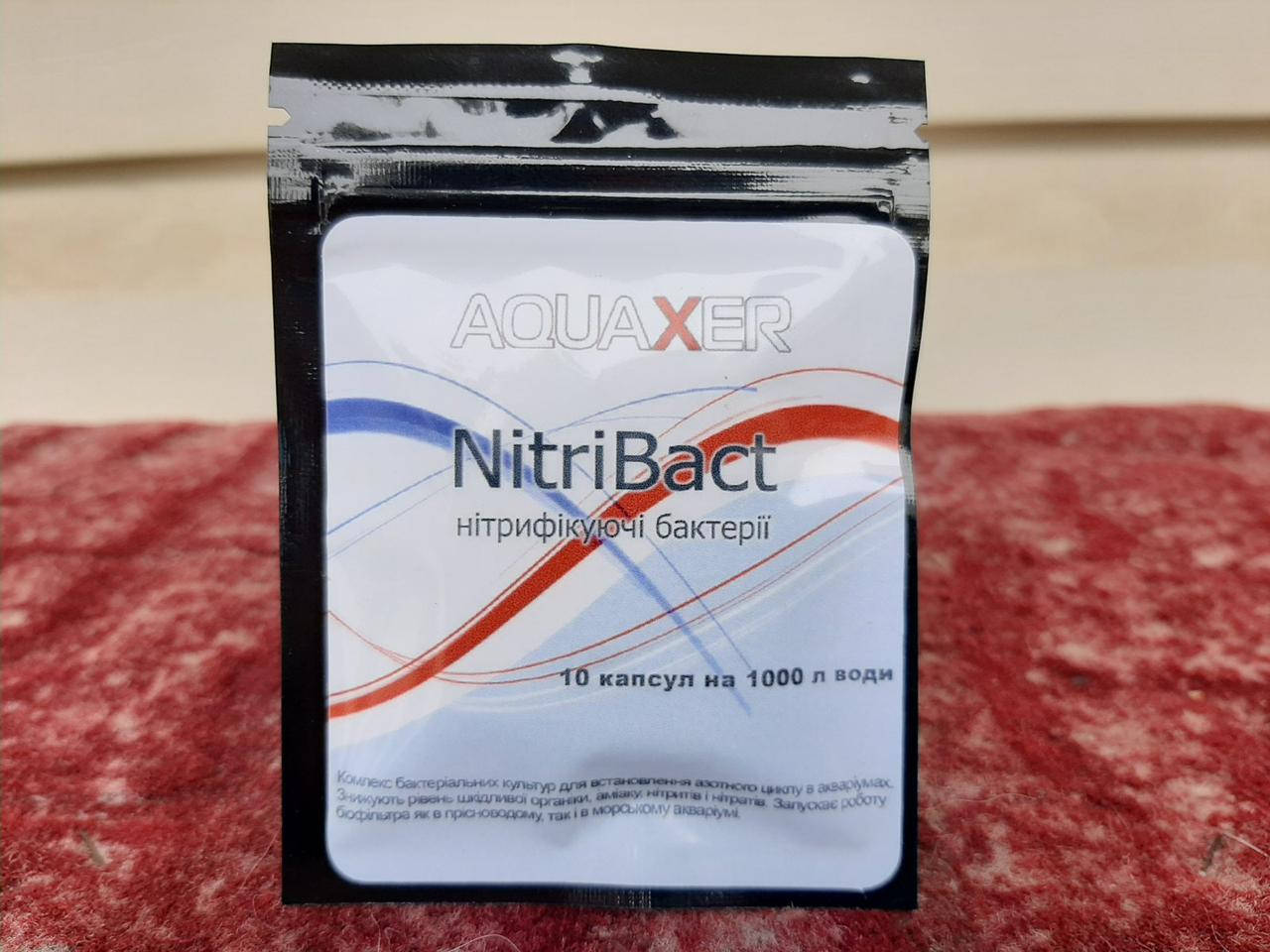

Препарат для аквариума AQUAXER NitriBact 10 капсул на 1000 л.