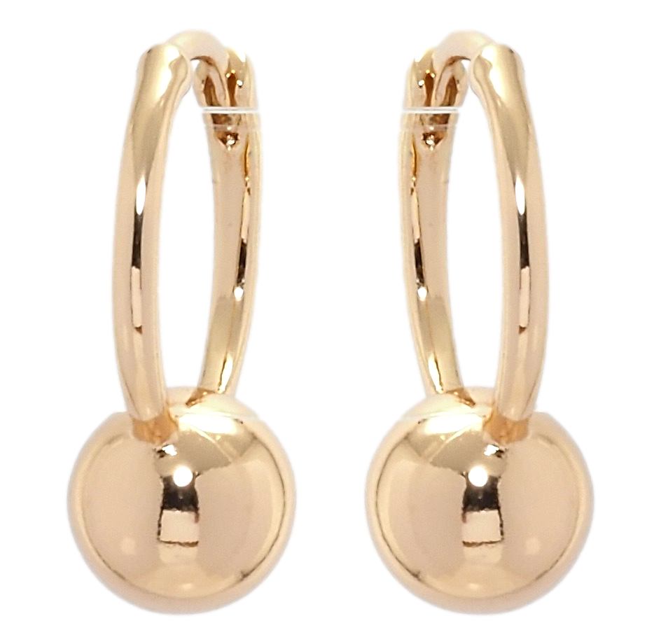 

Серьги Xuping Позолота 18K колечки "Шарики на кольцах"