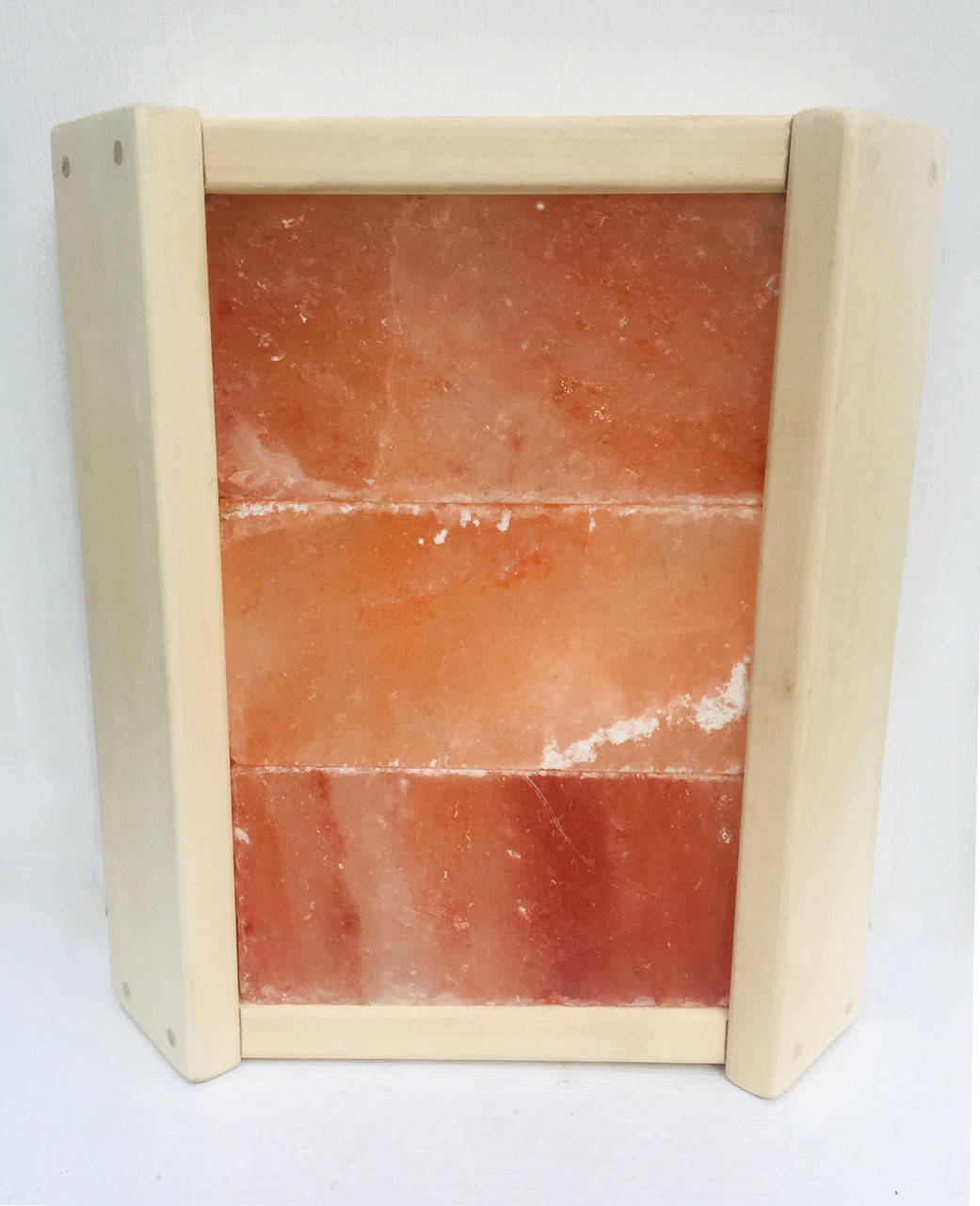 

Ограждение светильника PRO с гималайской солью 3 плитки для бани и сауны (липа)