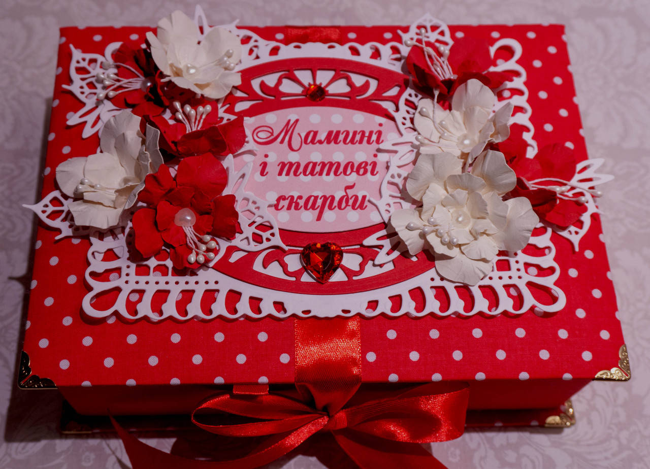 

Мамины и папины сокровища 5 коробочек, Красный