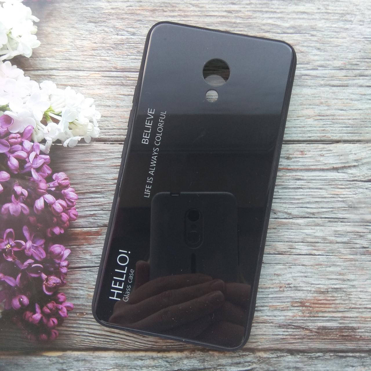 

Чехол для Meizu M5 бампер Gradient Glass (черный)