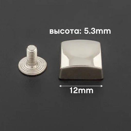 

Ножки для сумок 12 мм, пукля, цв. никель