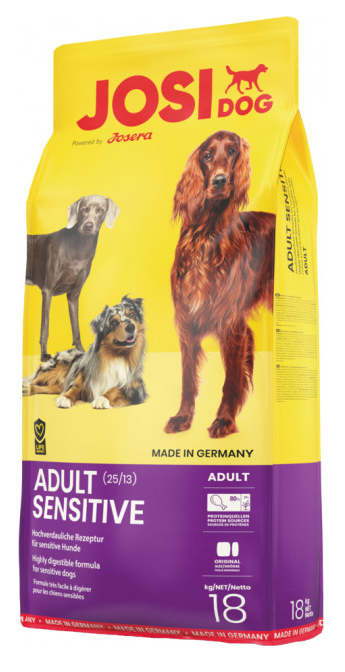 

JosiDog Sensitive Adult сухой корм для собак с чувствительным пищеварением 18 кг