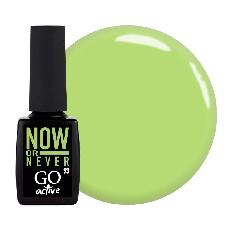 

Гель-лак для ногтей Go Active №93 Нежный лаймовый 10 мл (16976Gu)