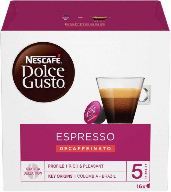 

Кофе в капсулах Dolce Gusto Espresso Decaffeinato - Кава в капсулах Дольче Густо