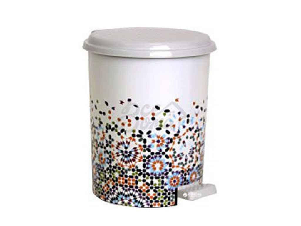 

Смітник з дек. круг. з пед. (27х 30х 33СМ) 17Л (8) (мозаика)