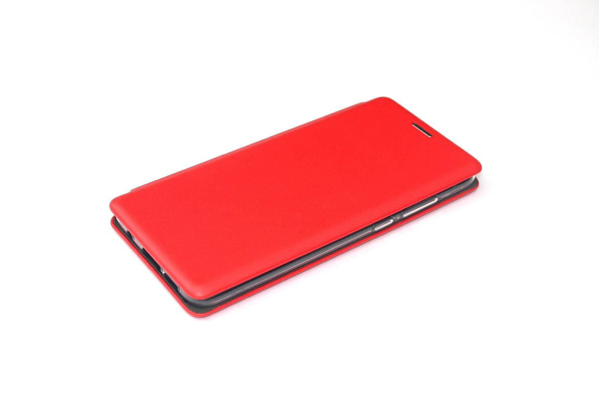 

Чехол книжка Level для Xiaomi Redmi Note 8 Pro Экокожа Красный
