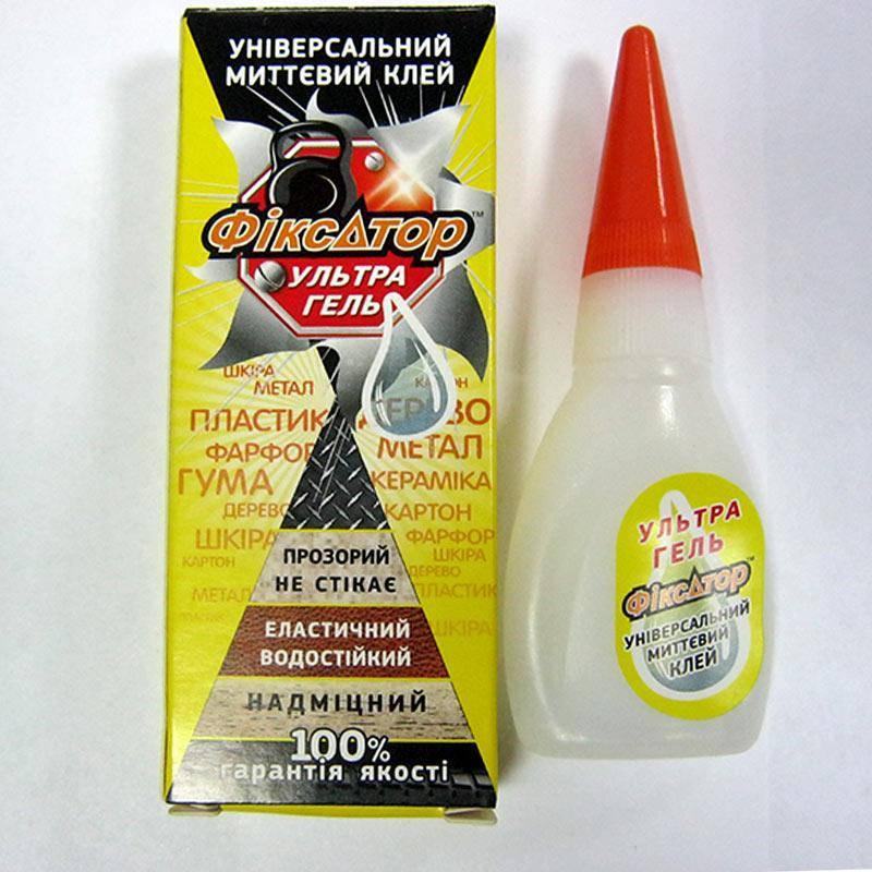 

Клей ультра Гель Фиксатор, 20г