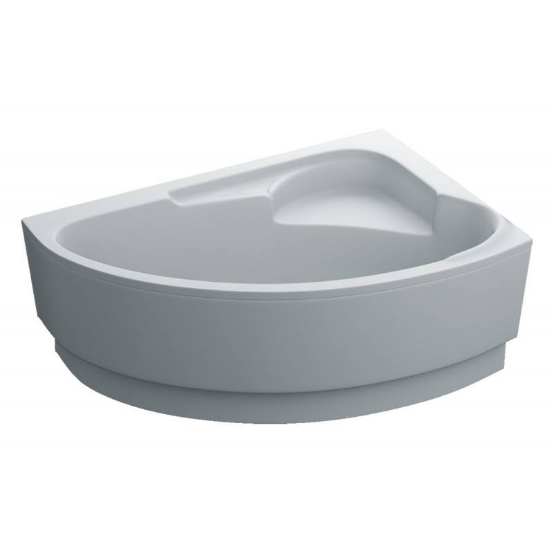 

Ванна акриловая асимметричная Swan Fiona 150х100 правая комплект, Белый