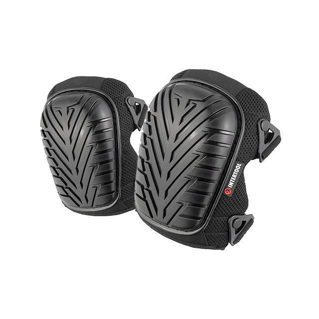 

Наколенники защитные, противоскользящие накладки из ПВХ, ткань 600D, гелевые подушки, Intertool SP-005