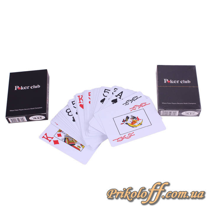 

Карты для покера "Poker Club", пластик