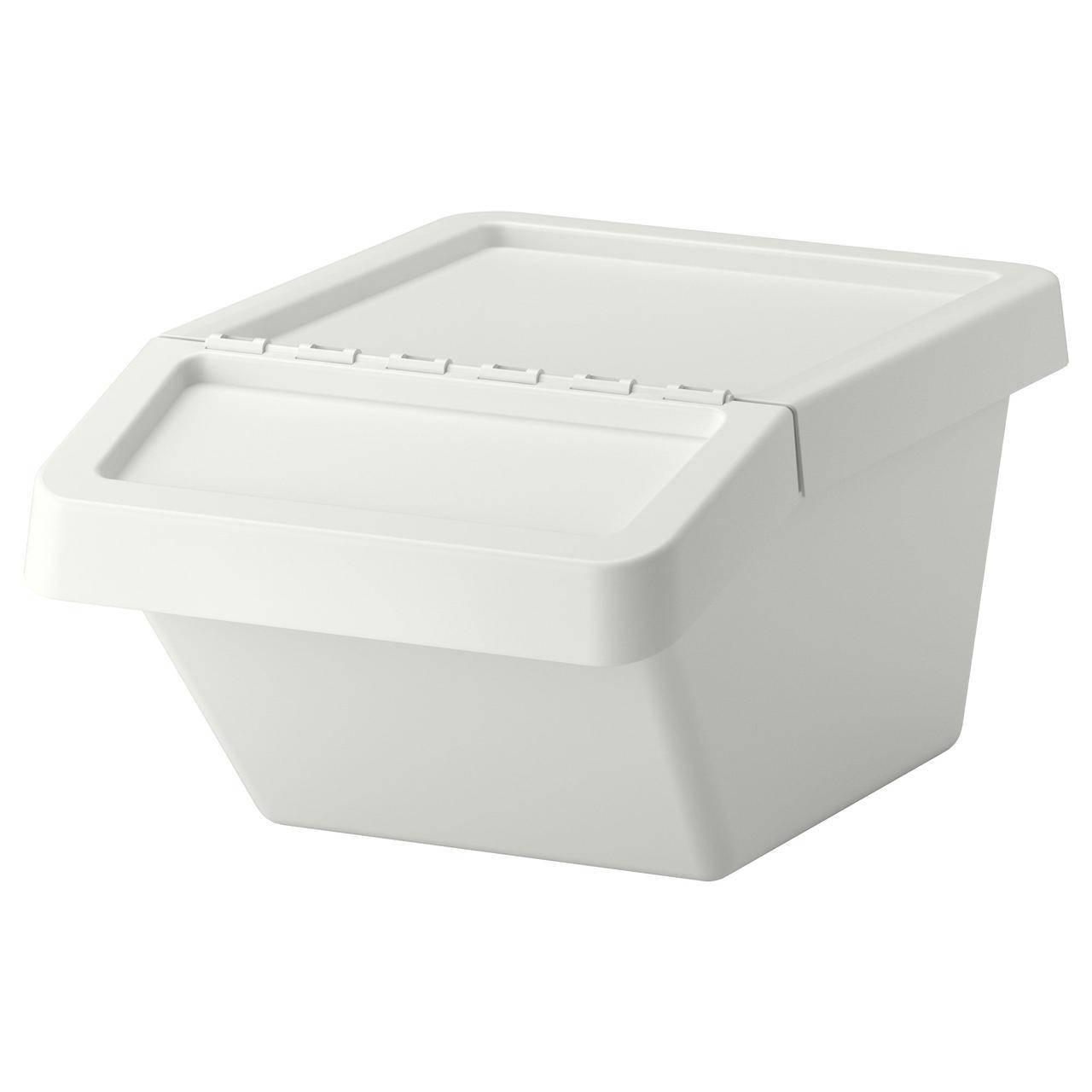 

IKEA SORTERA (102.558.97) Корзина для сортировки отходов, белый