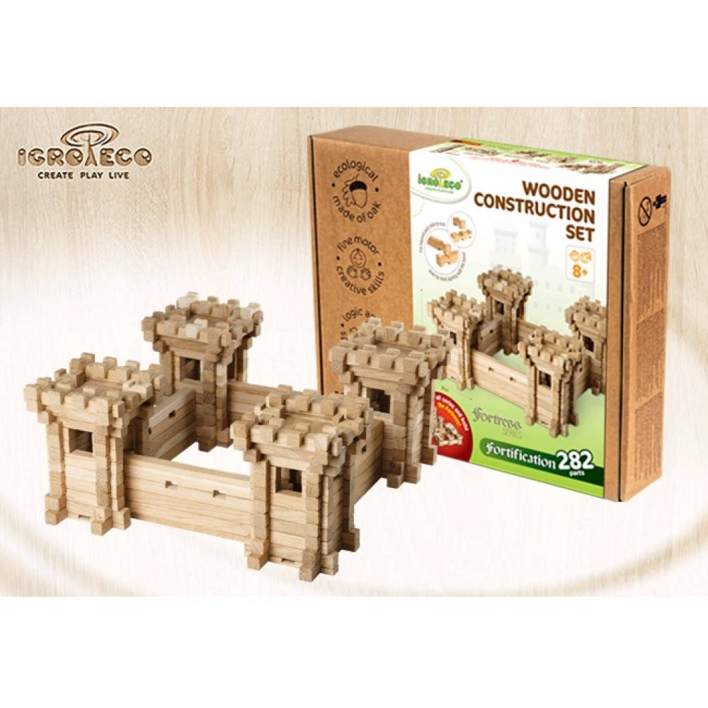 

Деревянный конструктор Оборонительные Стены. Игротеко