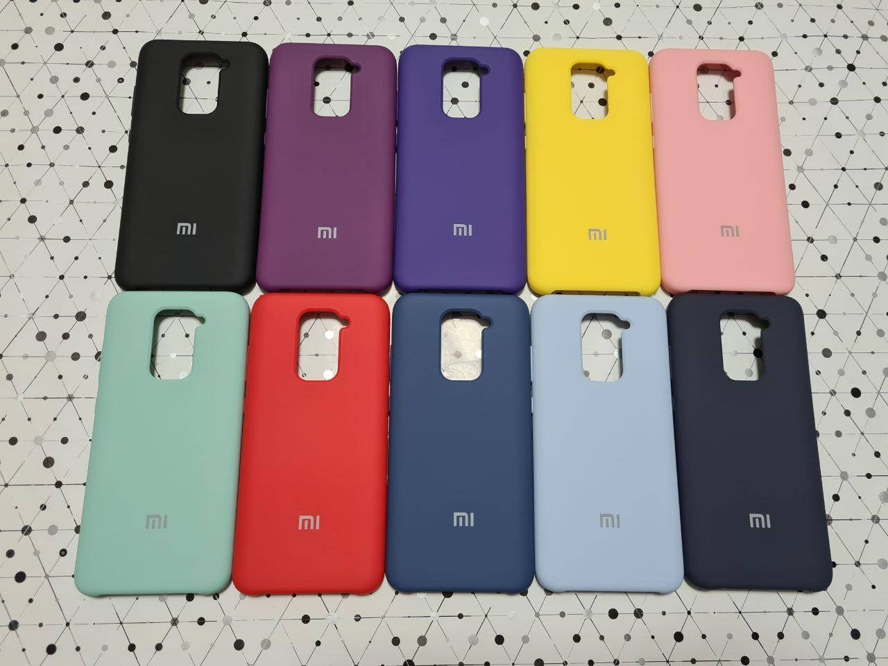 

Брендовый Soft-touch чехол для Xiaomi (Ксиоми) Redmi Note 9, Разные цвета