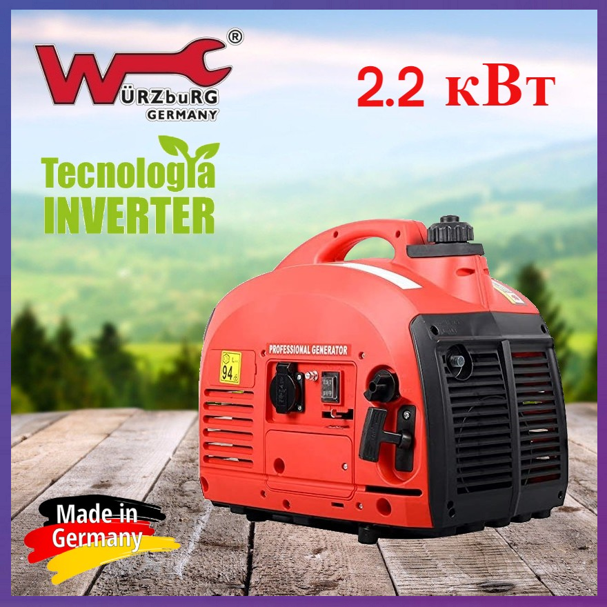 

Генератор инверторный Ürzburg Germany W-2200