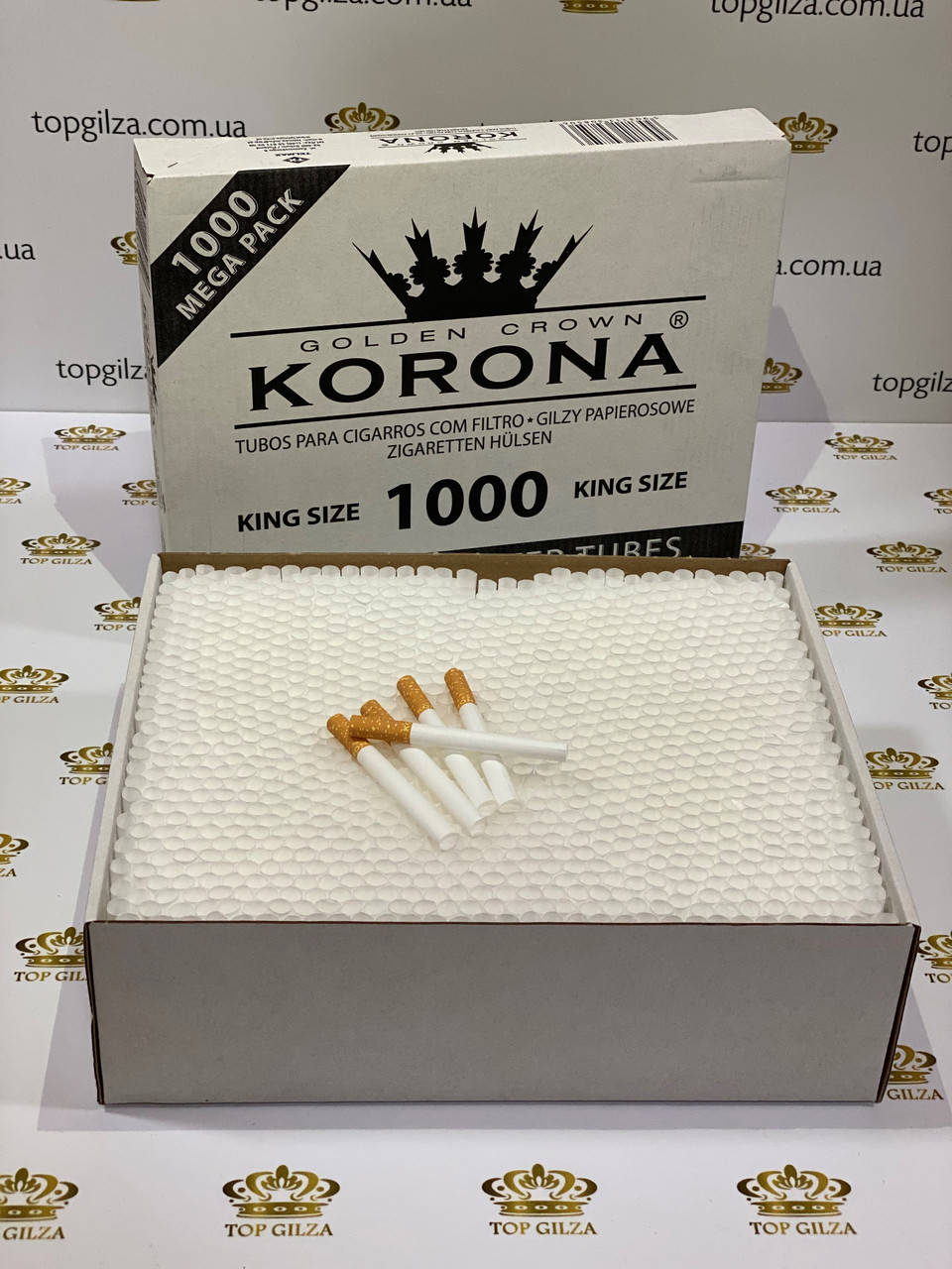 

Гильзы для набивки сигарет Korona King Size 1000 шт