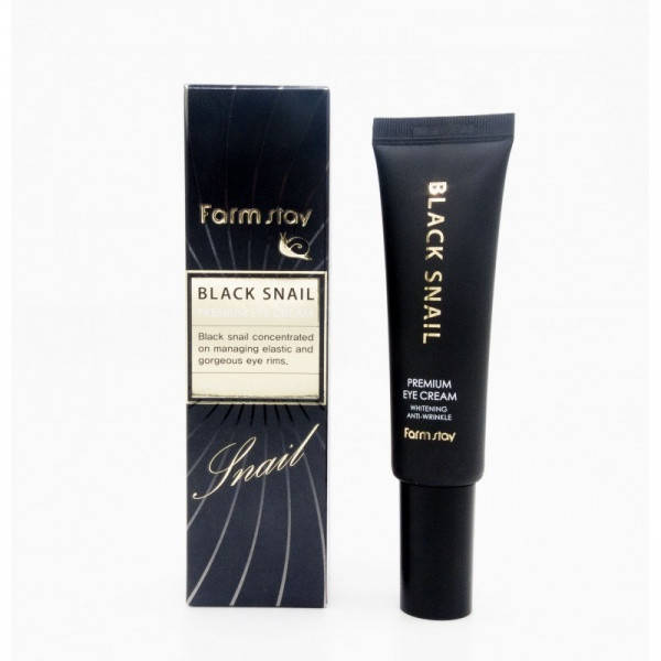 

Премиум-крем для глаз с муцином черной улитки FarmStay Black Snail Premium Eye Cream