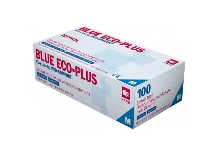 

Перчатки нитриловые, AMPri ECO PLUS (100шт), голубые, Голубой