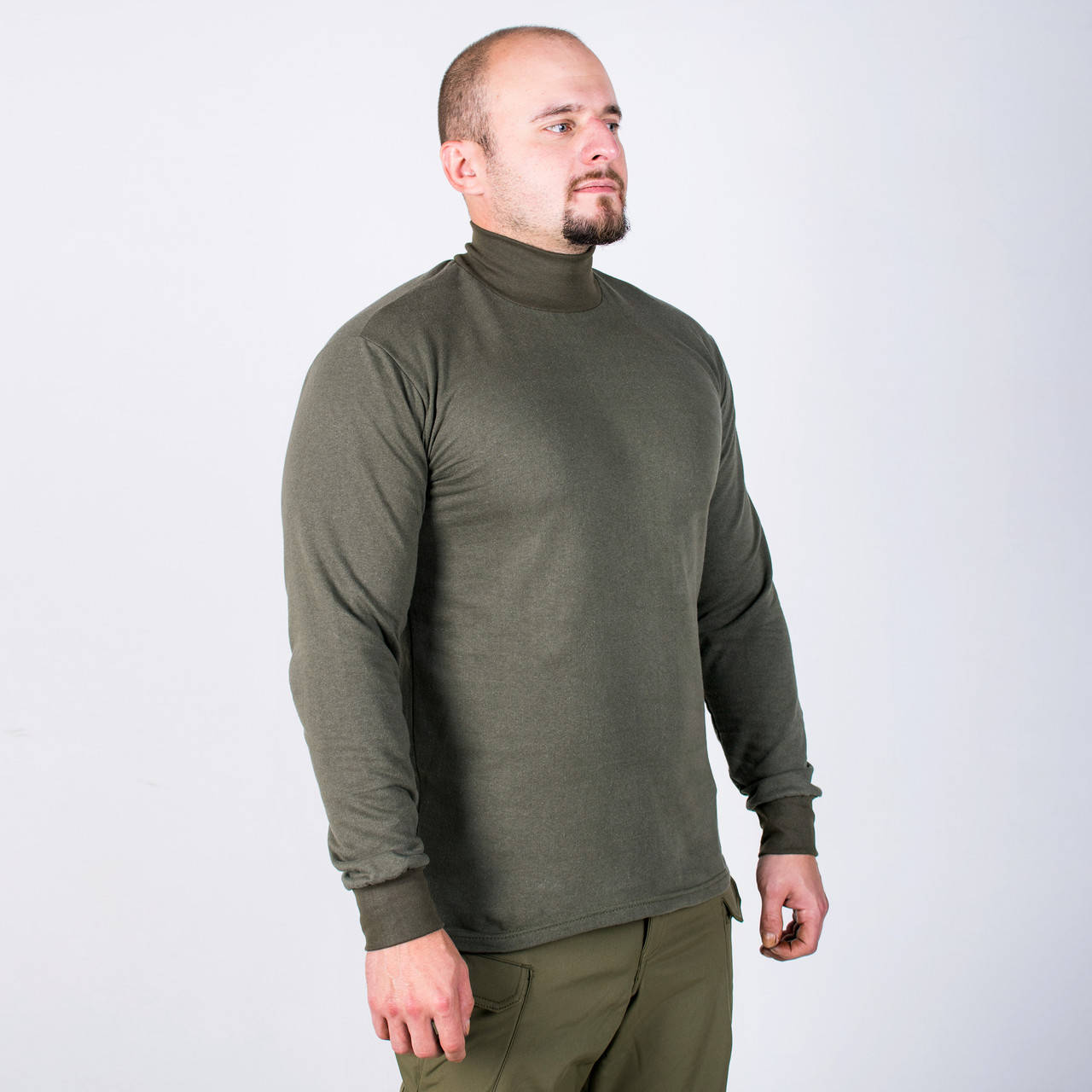 

Гольф утепленный, военный Хаки, Песочный