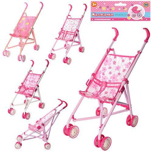 

Коляска для кукол "Трость" металлическая (36х26х51 см), Разные цвета