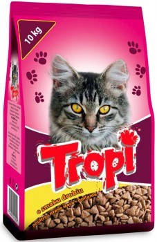 

Сухой корм для взрослых котов всех пород Tropi с курицей 10кг